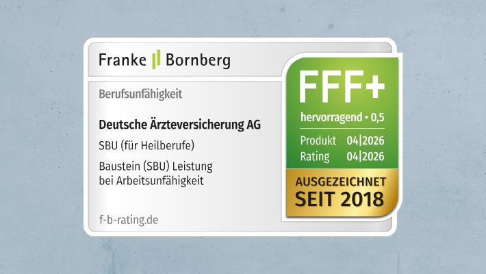 Siegel von Franke&Bornberg: Bestnote für DÄV