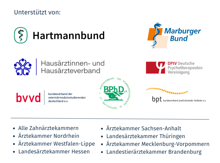 EMPFEHLUNG - Private Renten||ver||sicherung, unterstützt von Verbänden und vielen Kam||mern