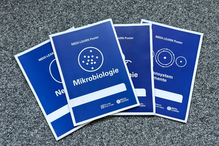 Vorteile mit MEDI-LEARN - Auf dem Poster findest du Informationen zu: