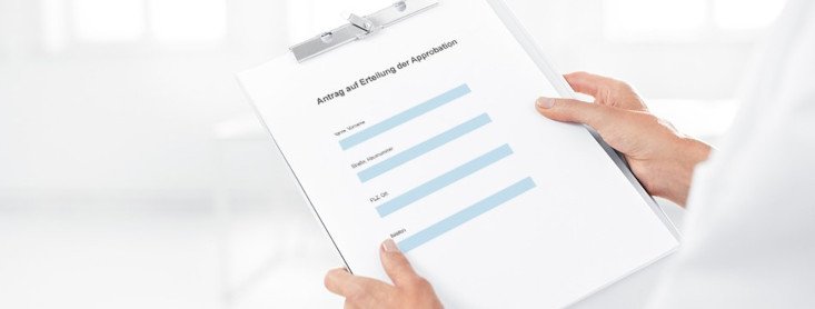 Ap||pro||ba||ti||on - Berufsausübung erst nach der Ap||pro||ba||ti||on