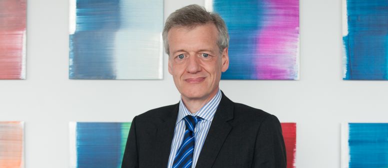 Porträtfoto des Interviewten Professor Dr. Ferdinand M. Gerlach